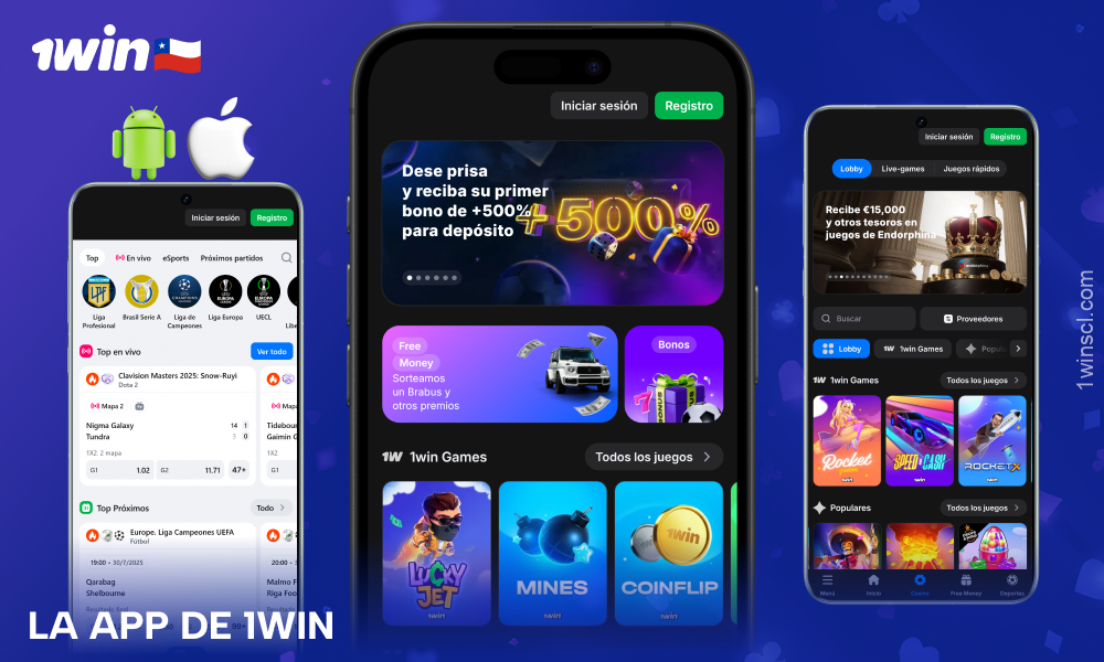 La aplicación móvil 1Win ofrece acceso completo a apuestas, casino, promociones y pagos desde cualquier dispositivo Android o iOS